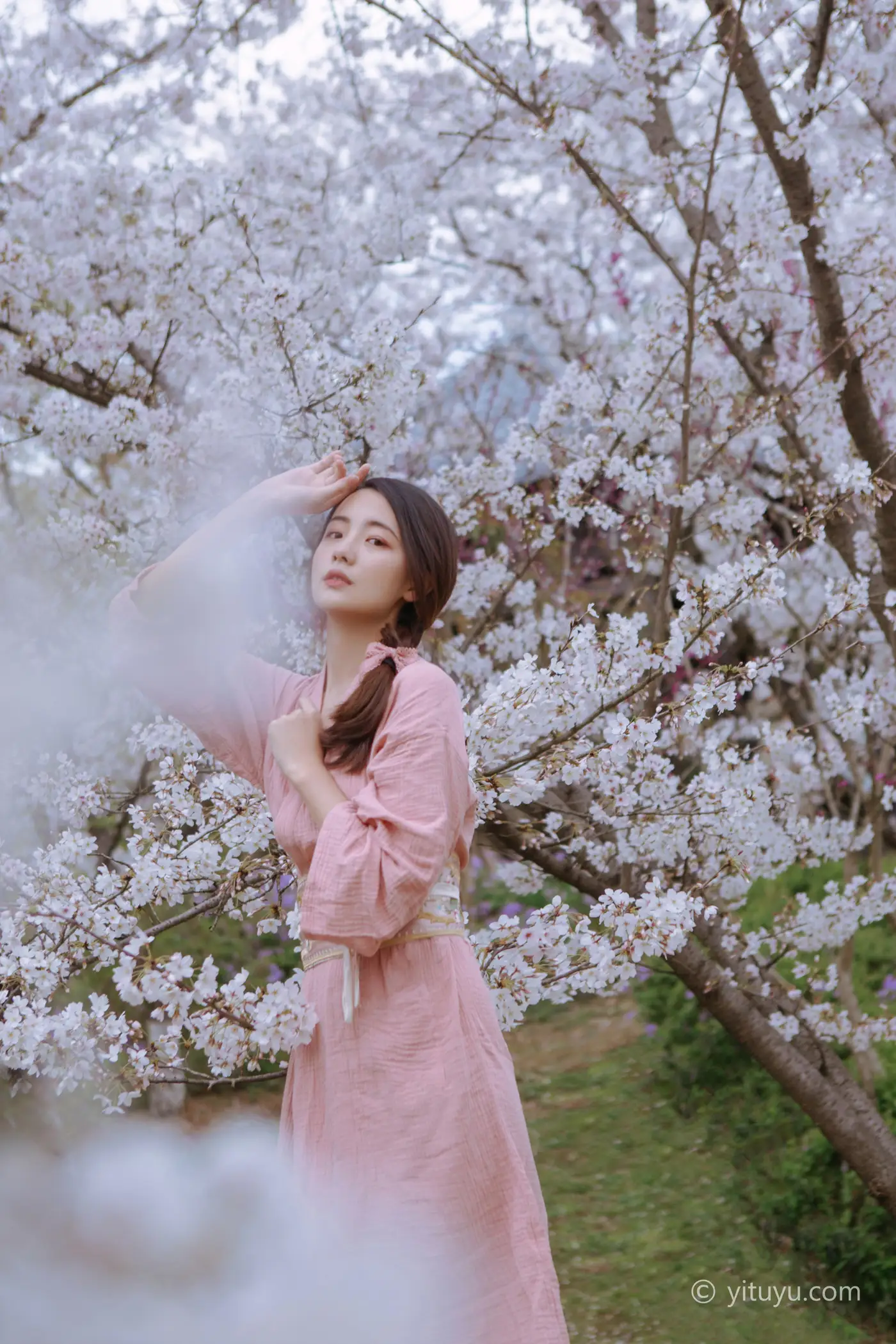 [YITUYU] 2021.05.19 Vol.057 – The wind is getting warmer and the cherry blossoms will be blooming A little April#[24P]-3