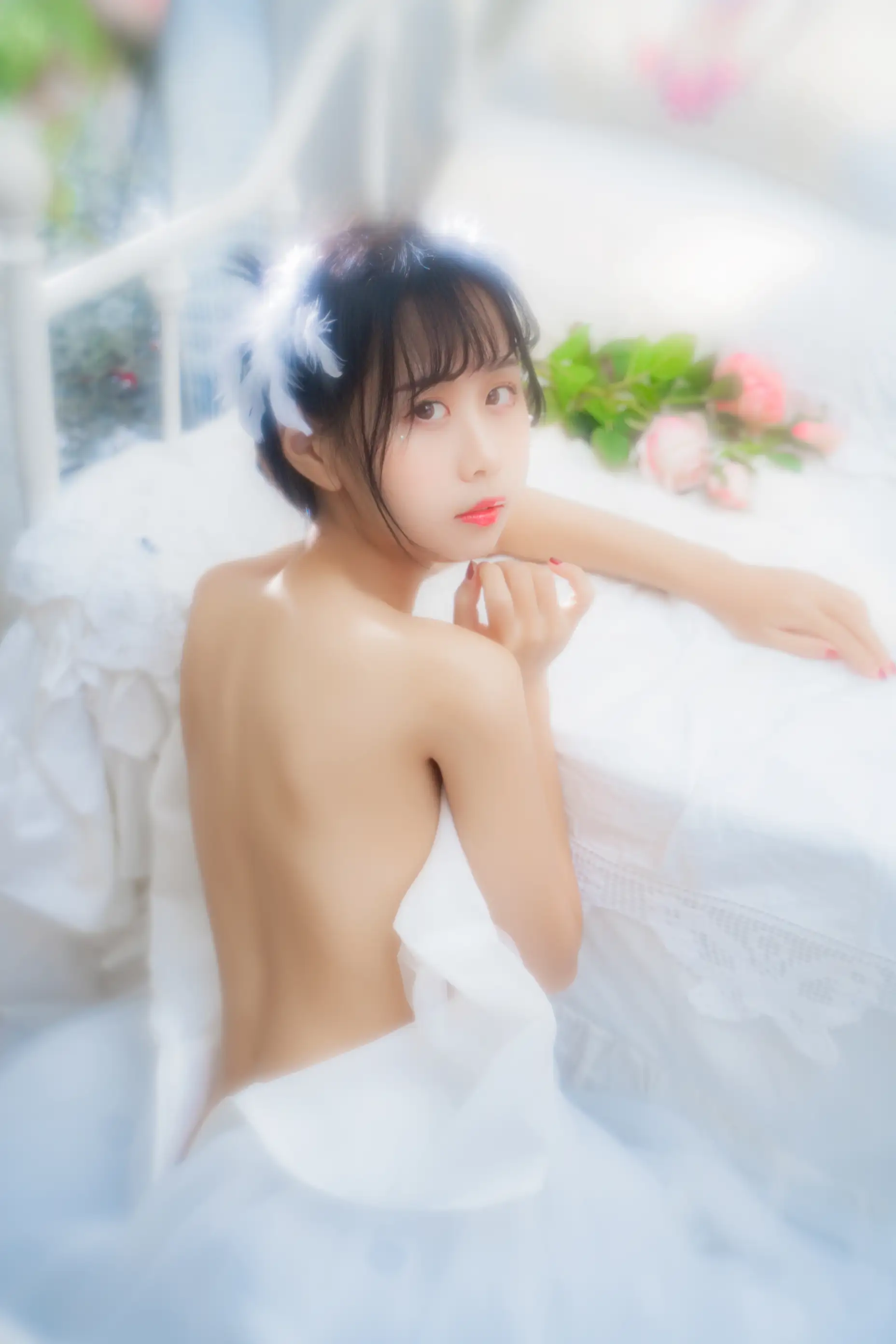 [YITUYU] 2022.05.28 Vol.1008 – Pure White Flower Marriage bud o0#[33P]-4